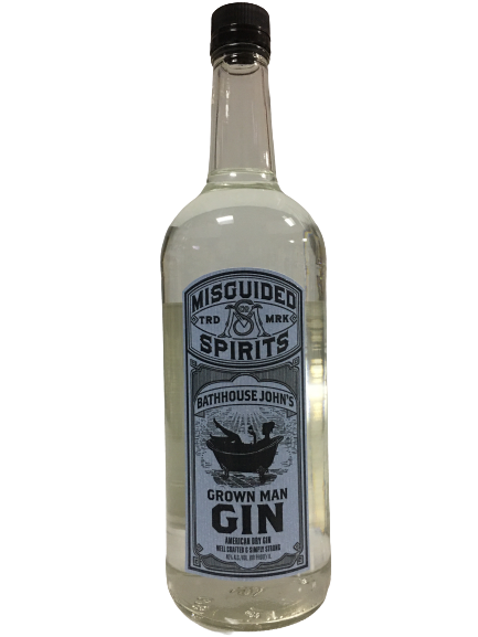 Misguided Spirits Bathhouse John's Grown Man Gin (1L)